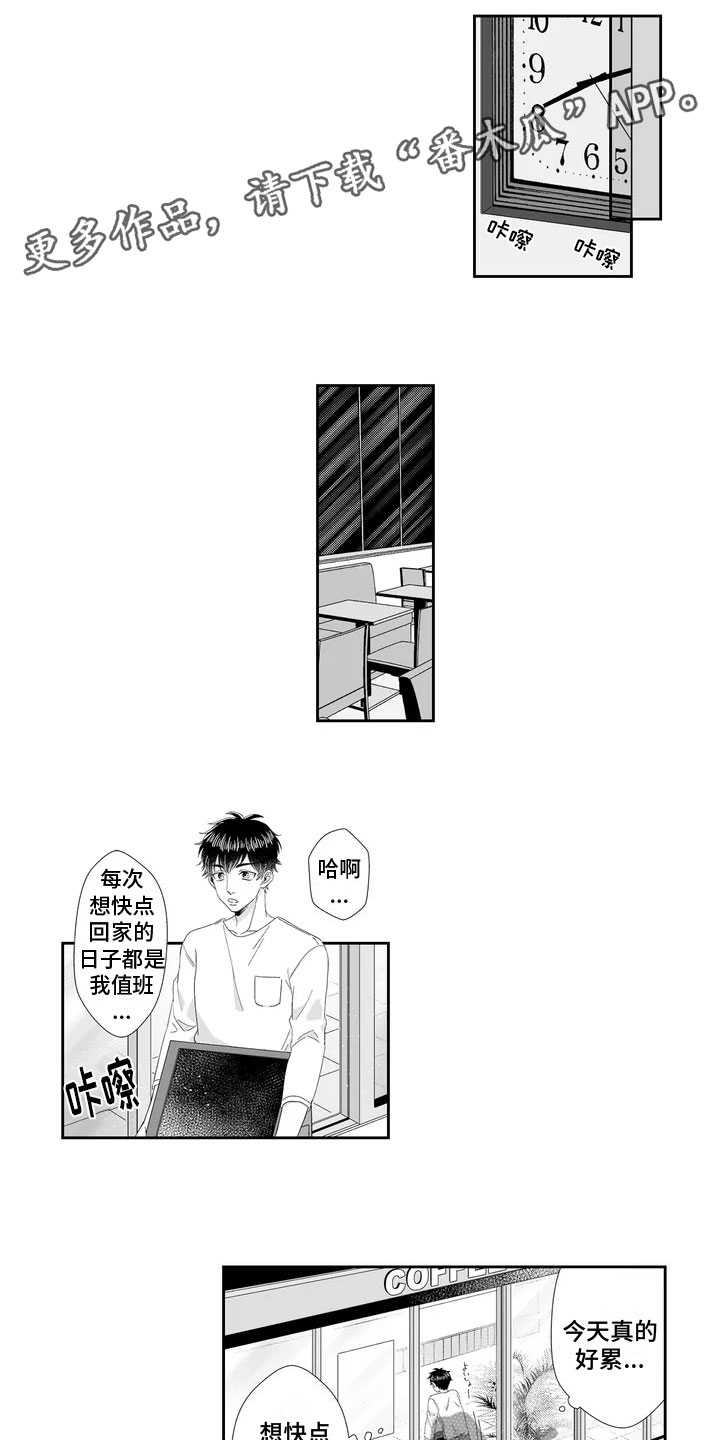 被高规格帅哥撩到漫画,第4章：打烊后1图