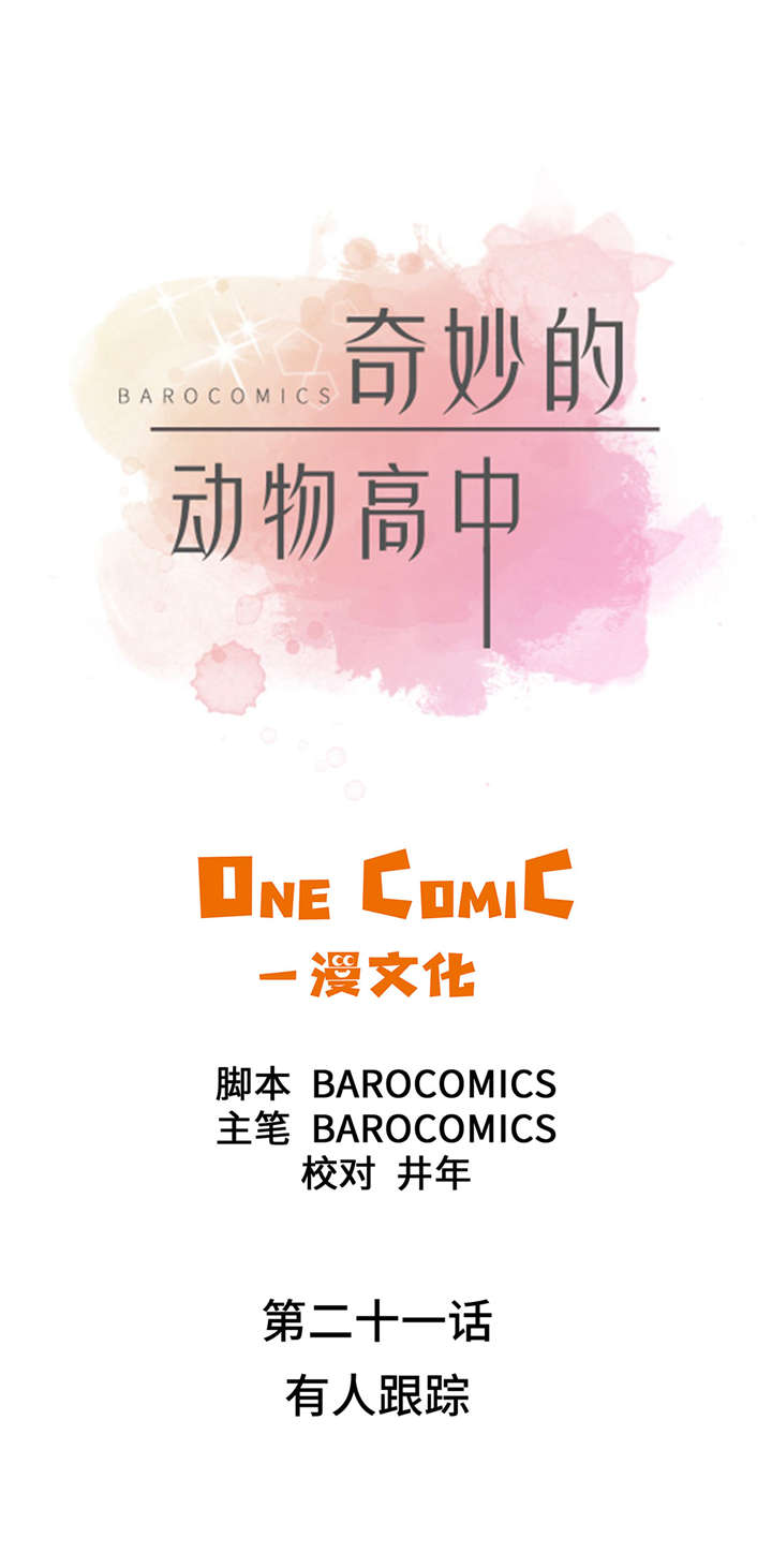 奇妙的动物主题课程漫画,第21章：有人跟踪1图