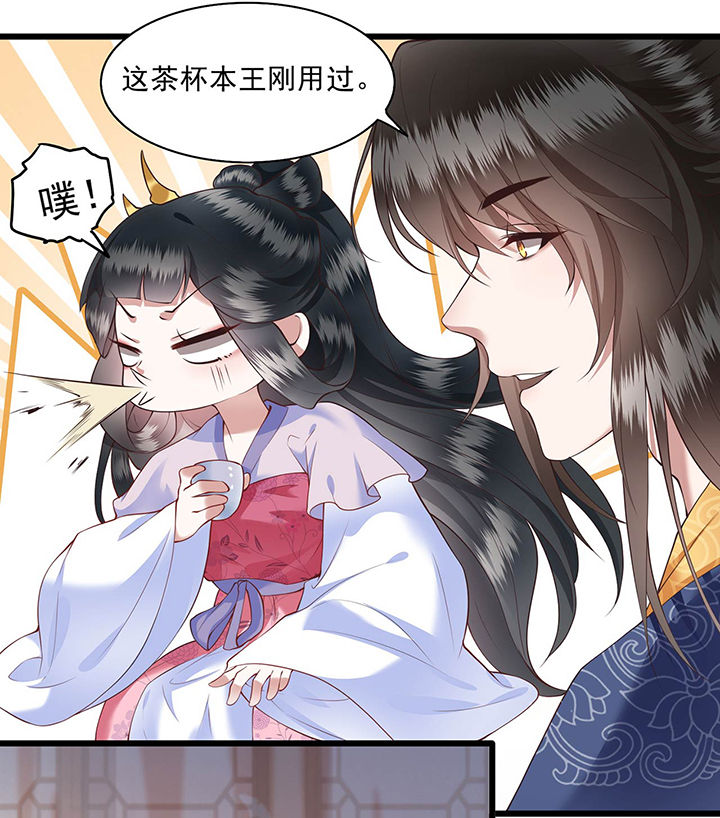 这个王妃有点皮小说漫画,第24章：这茶杯本王用过1图