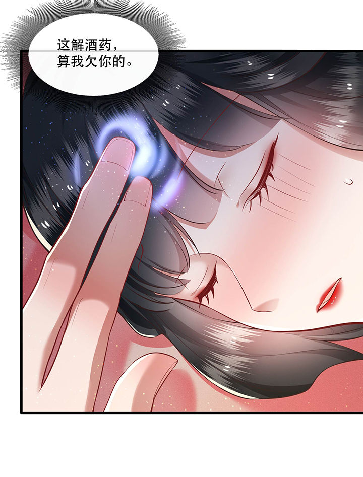 这个王妃有点皮小说漫画,第52章：这解酒药，算我欠你的1图
