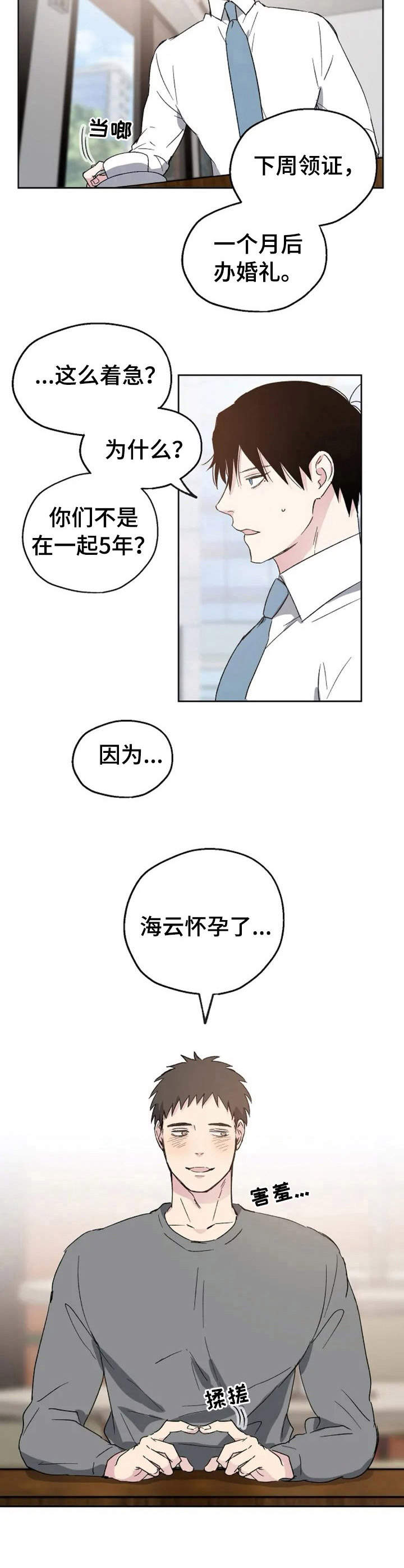 爱情夺标电影漫画,第1章：婚礼预告2图