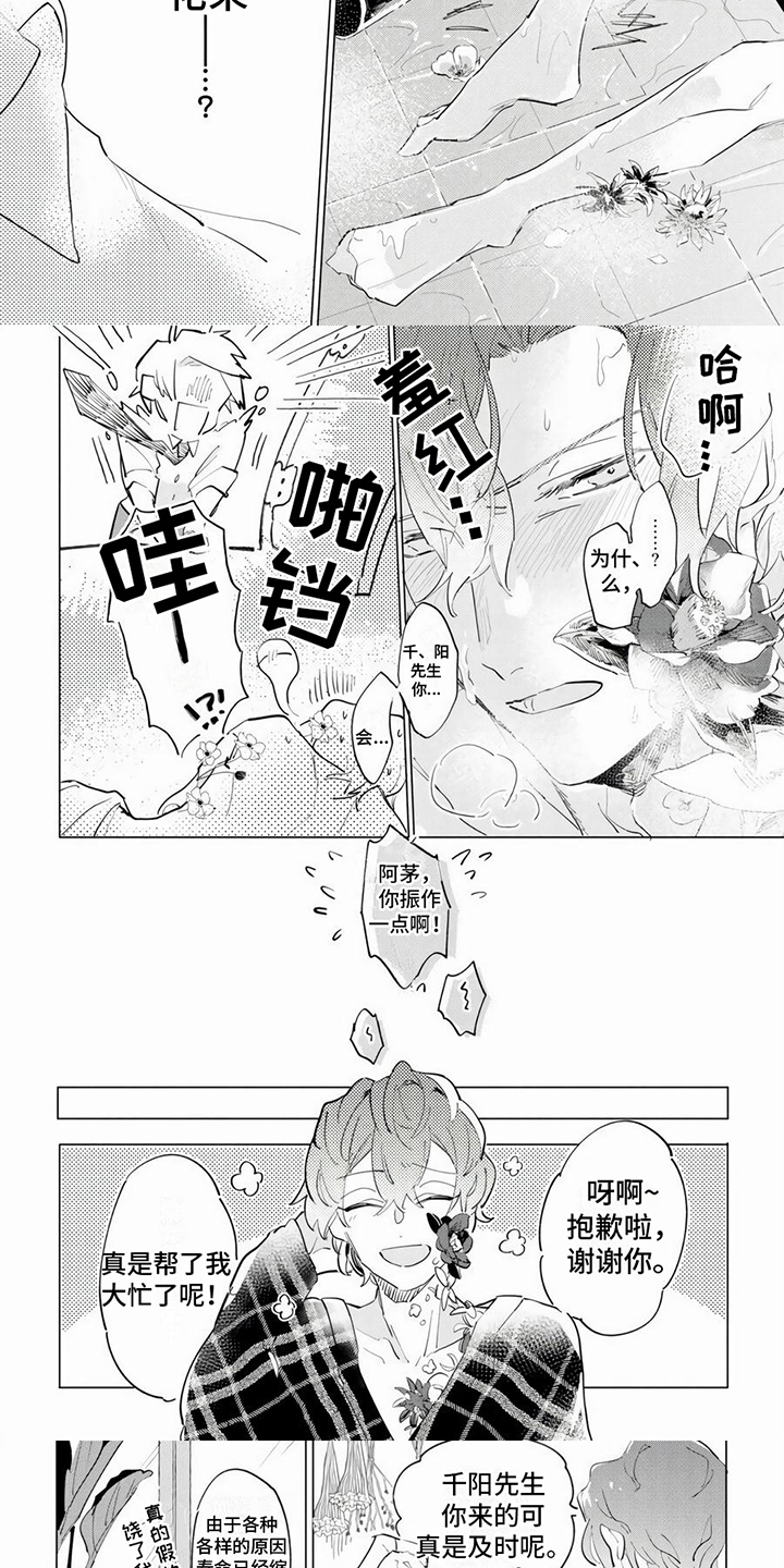 茅花怎么读漫画,第2章：花朵2图