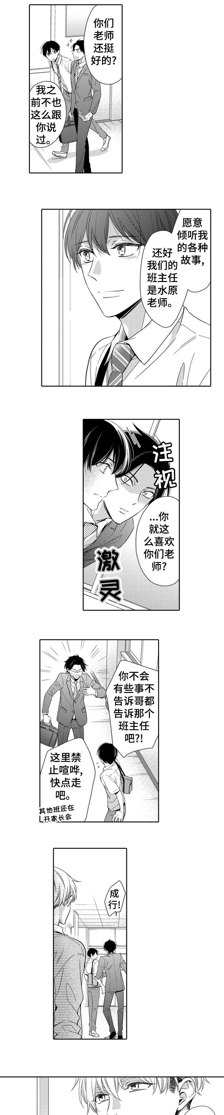 兄长的浪漫情史漫画,第2章：装傻1图