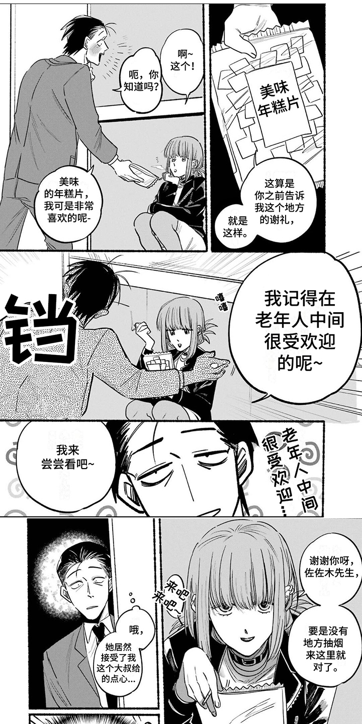 烟民两天没有抽烟什么症状漫画,第3章：小零食1图