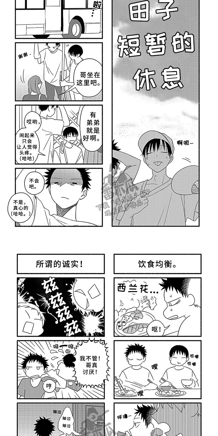 暑期限定男友酷漫屋漫画,第12章：田子的哥哥2图