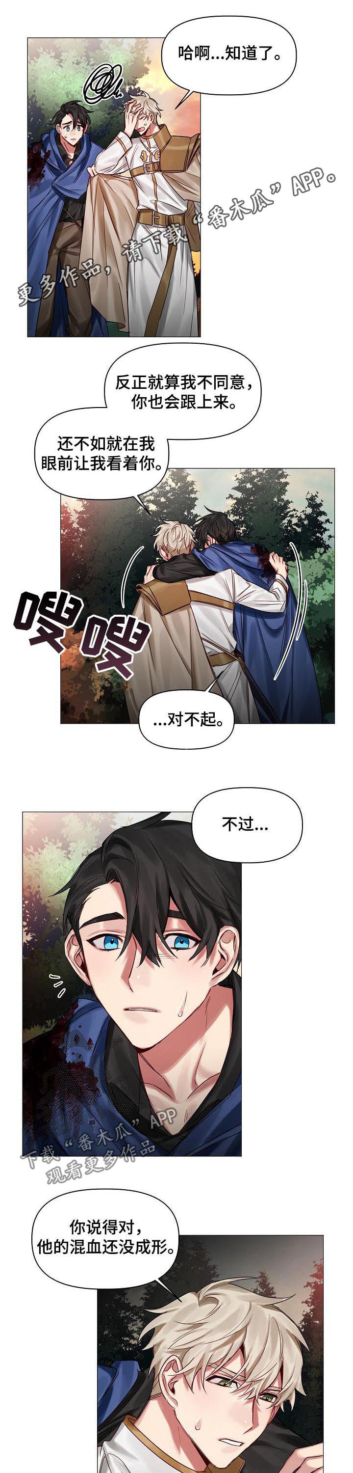 皇家骑士团重生全人物漫画,第44章：别靠近我1图