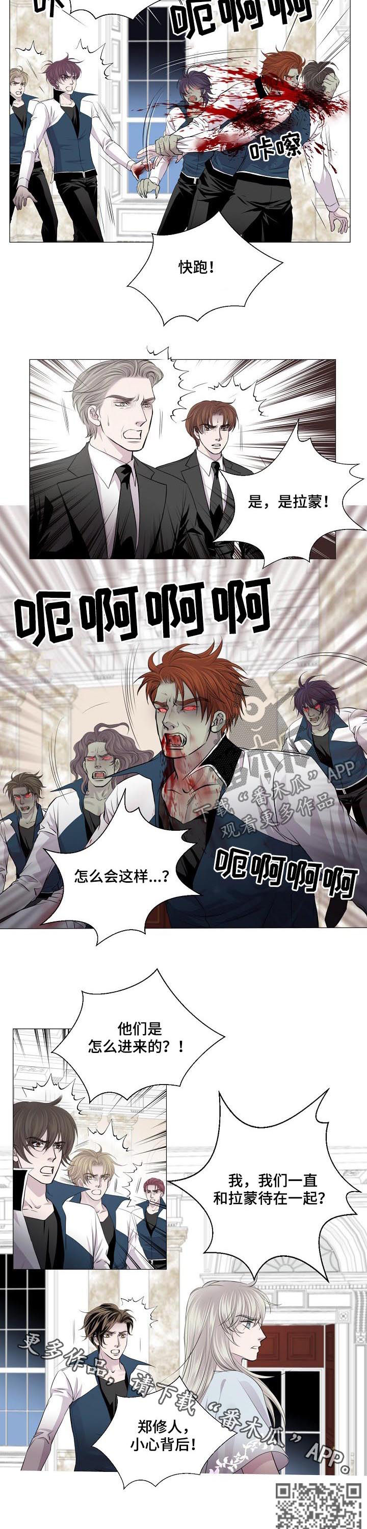 渴望之血漫画解说漫画,第178章：小心背后2图