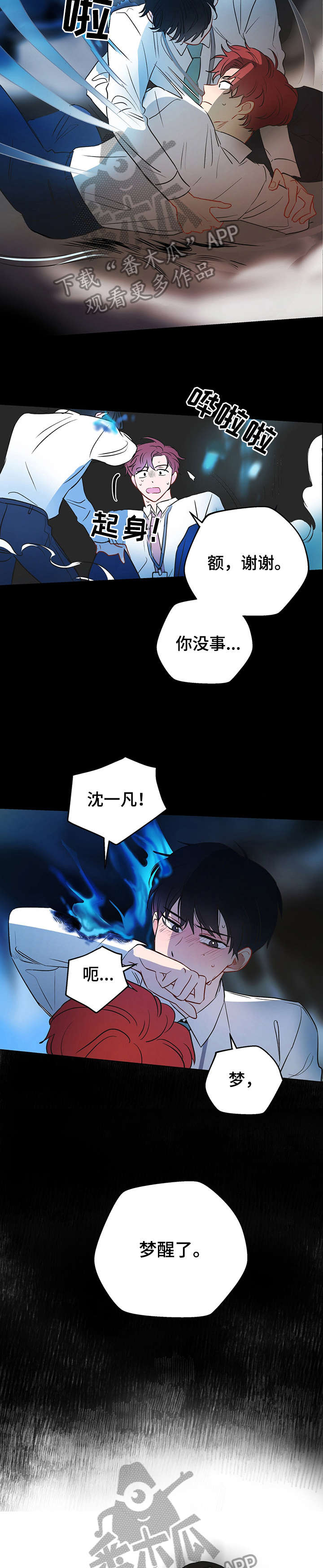 奇怪的梦境漫画,第6章：焚烧2图