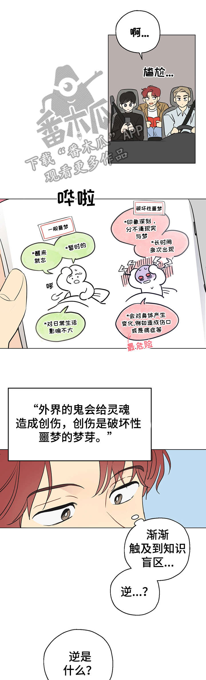 奇怪的梦境漫画,第3章：共享梦1图