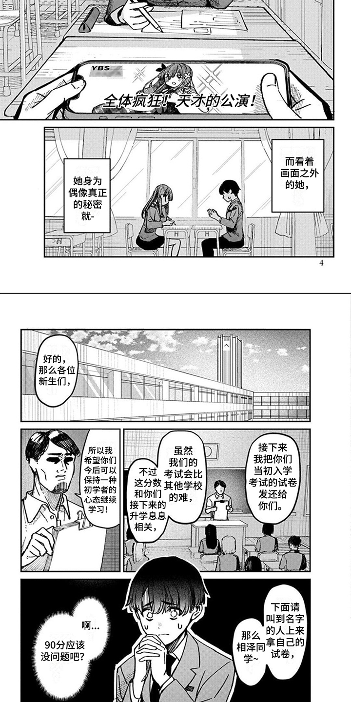 放课后的秘密画室漫画,第1章：偶像同学2图