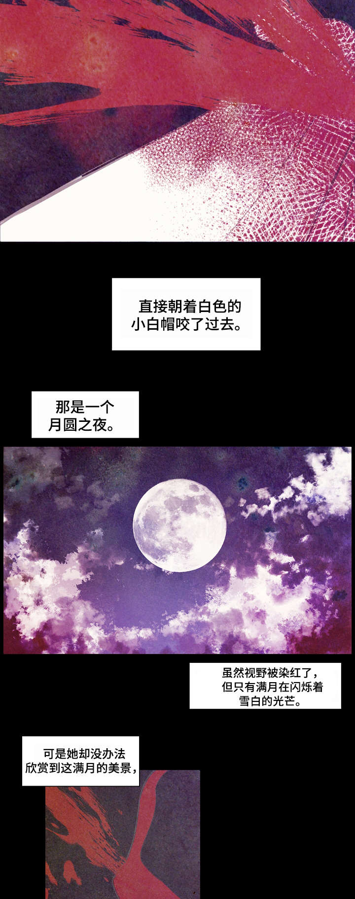 满月诅咒漫画,第1章：小白帽2图