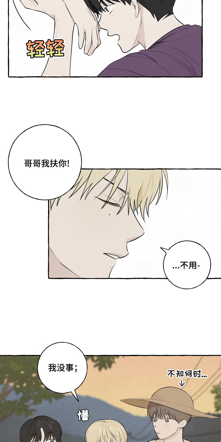 热烈阳光什么意思漫画,第15章：脚崴了2图