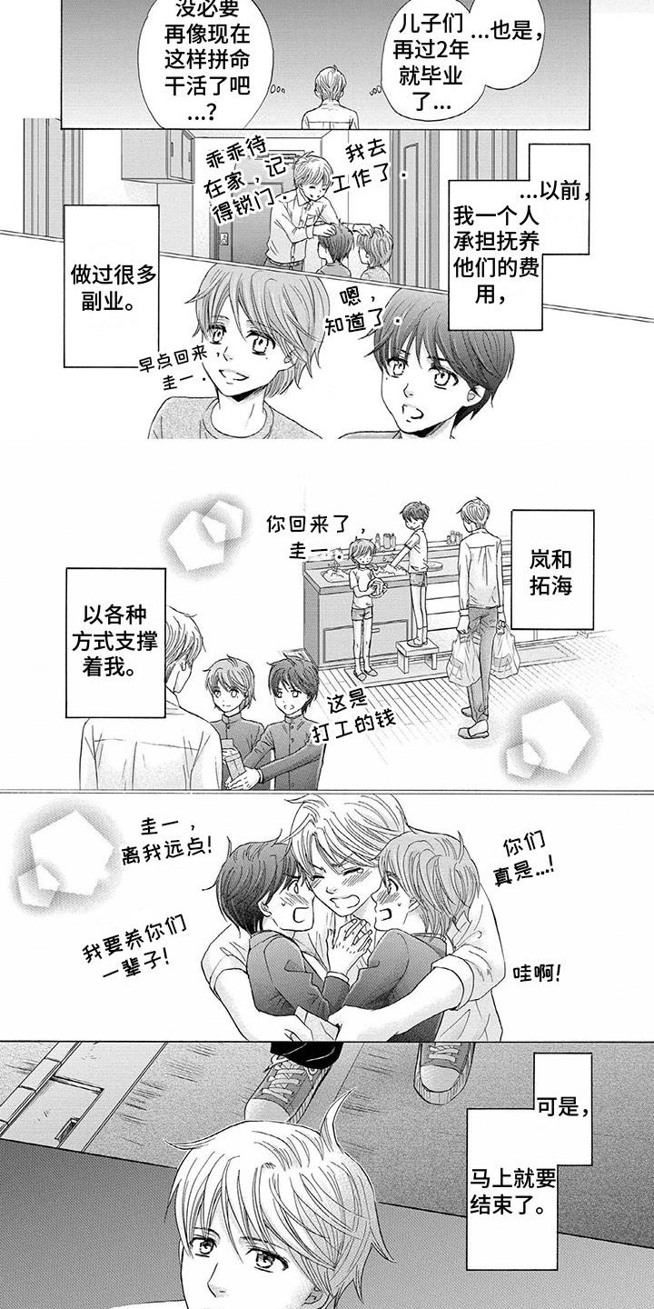 两个儿子互换后续漫画,第16章：慢慢改变1图