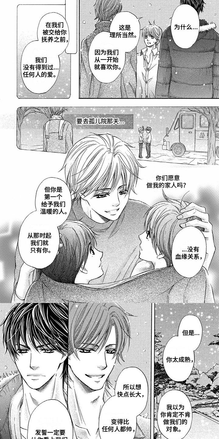 两个儿子宅基地申请条件最新漫画,第3章： 比家人更深1图