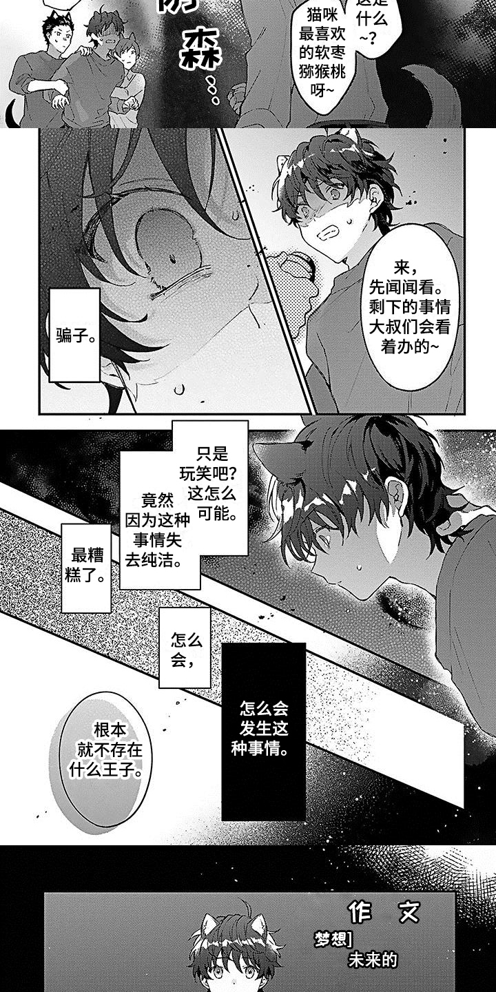 猫会梦见王子吗漫画,第3章：强迫2图