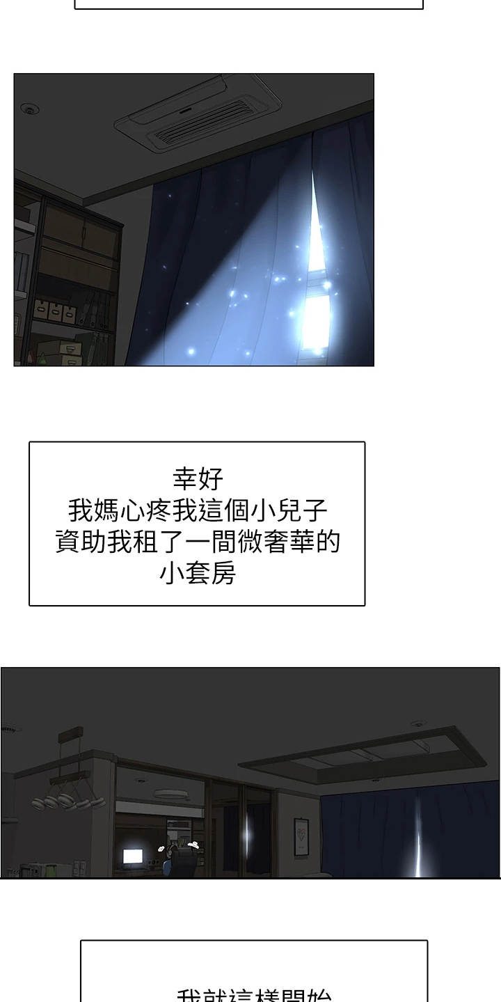 网红邻居视频漫画,第1章：独立生活1图