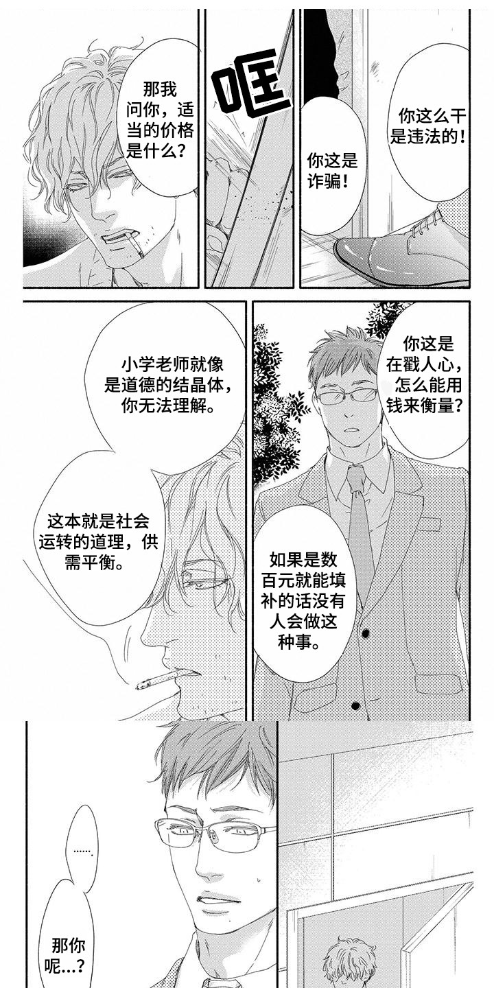 冬天的雪哪一面先融化漫画,第3章：私心1图