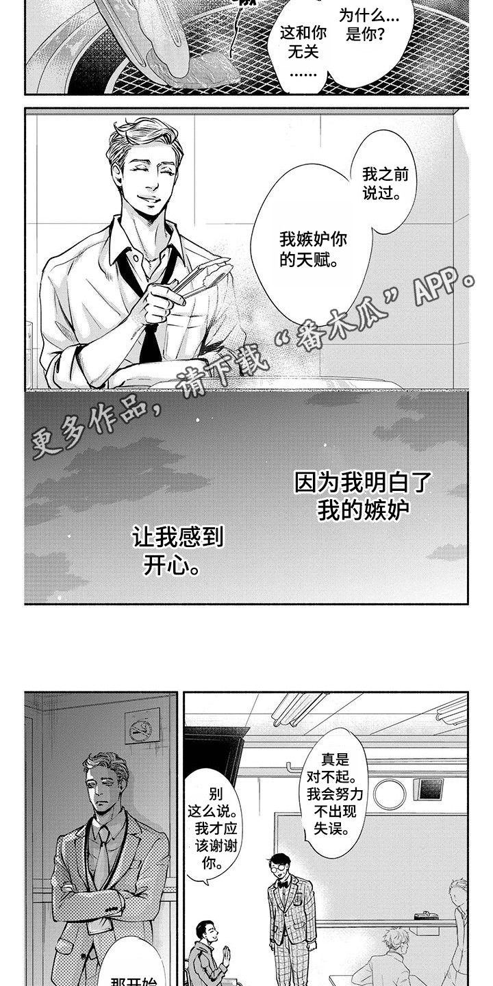冬天的雪哪一面先融化漫画,第13章：嫉妒1图