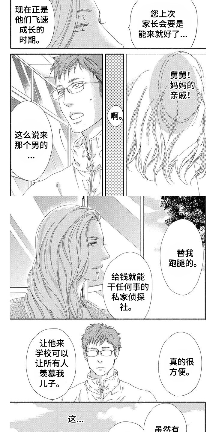 冬天的雪哪一面先融化漫画,第2章：跑腿2图