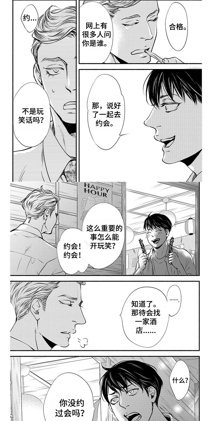 冬天的雪哪一面先融化漫画,第11章：约会1图