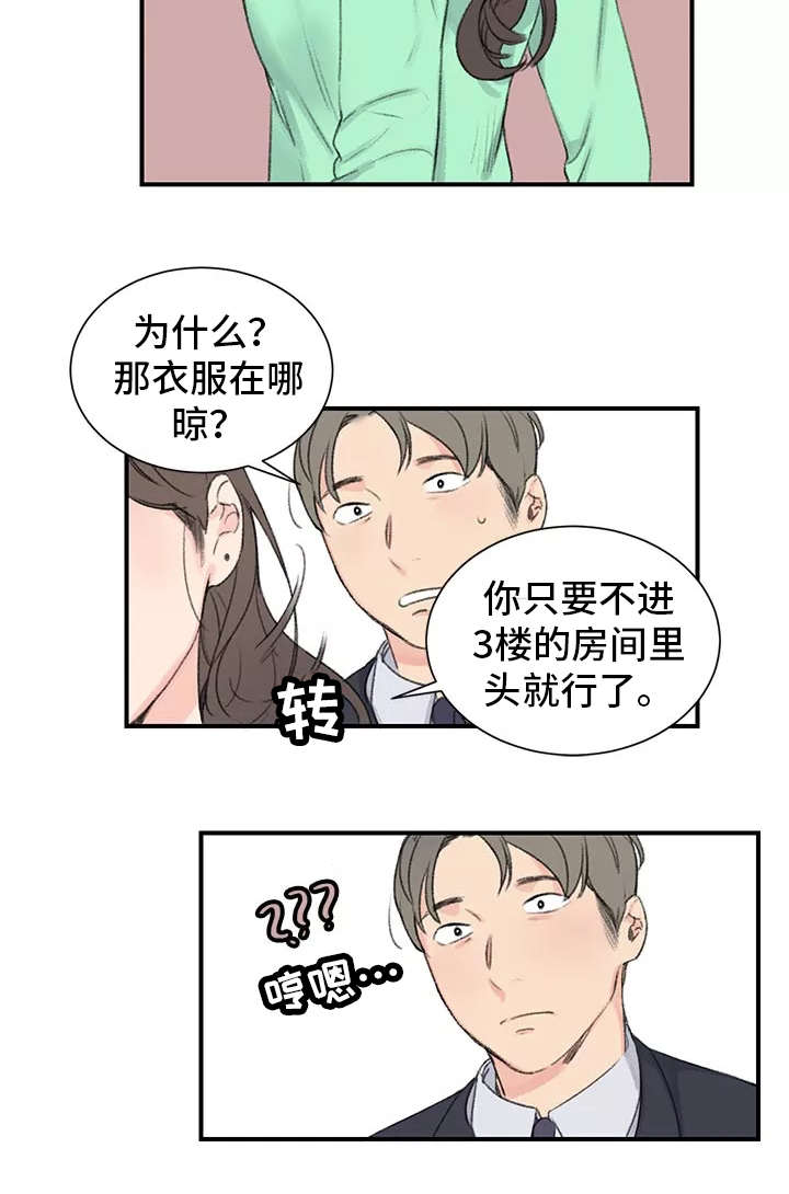 你想买寄宿房吗漫画,第2章：三楼的人1图
