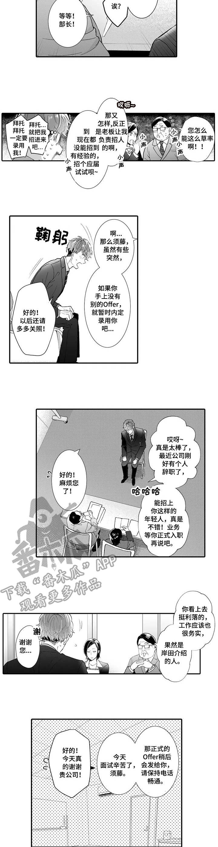 偶遇异装大佬漫画,第15章：面试2图