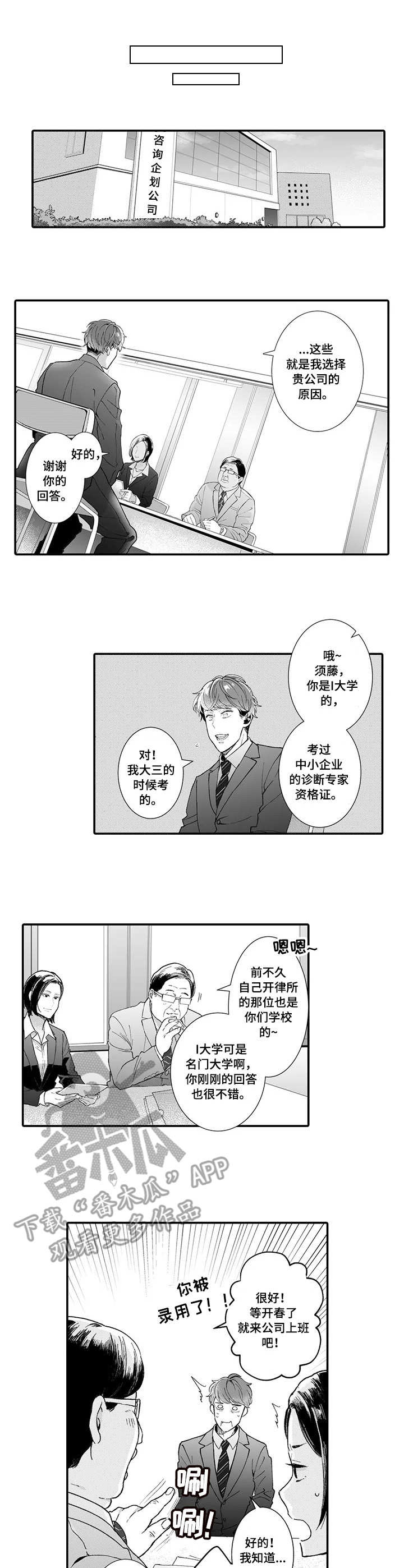 偶遇异装大佬漫画,第15章：面试1图