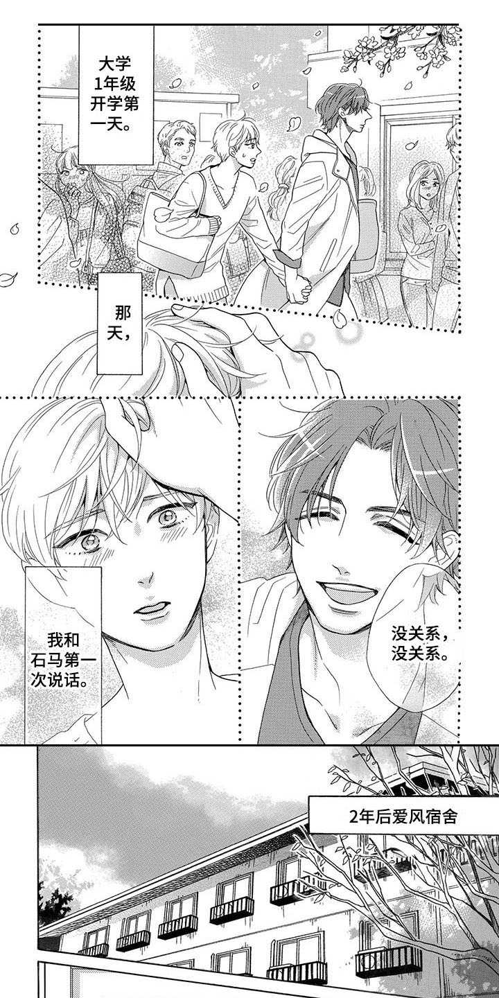 房间里的副本笔趣漫画,第1章：暗恋1图