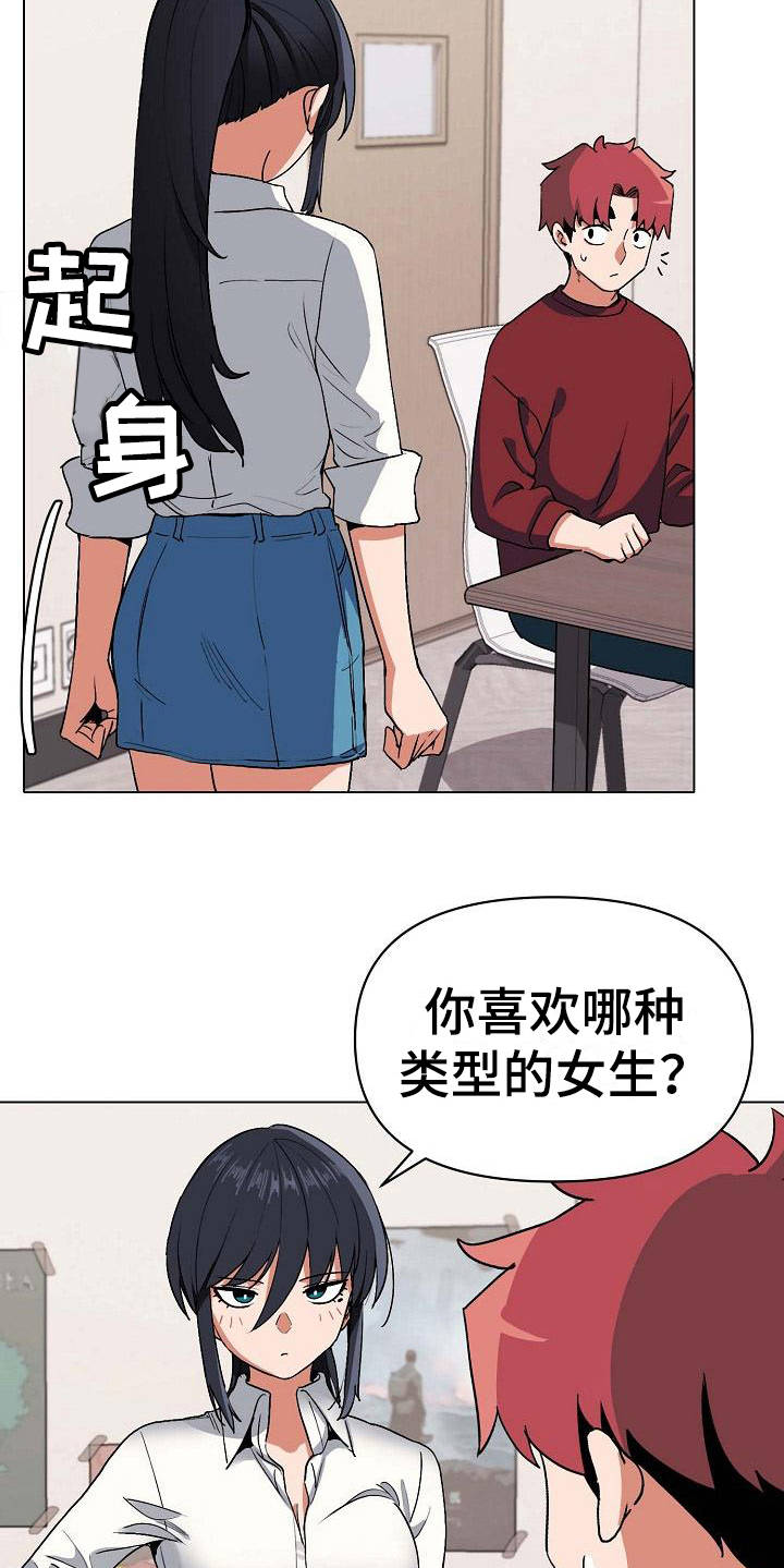 大学俱乐部期末考核漫画,第13章：扭扭捏捏2图