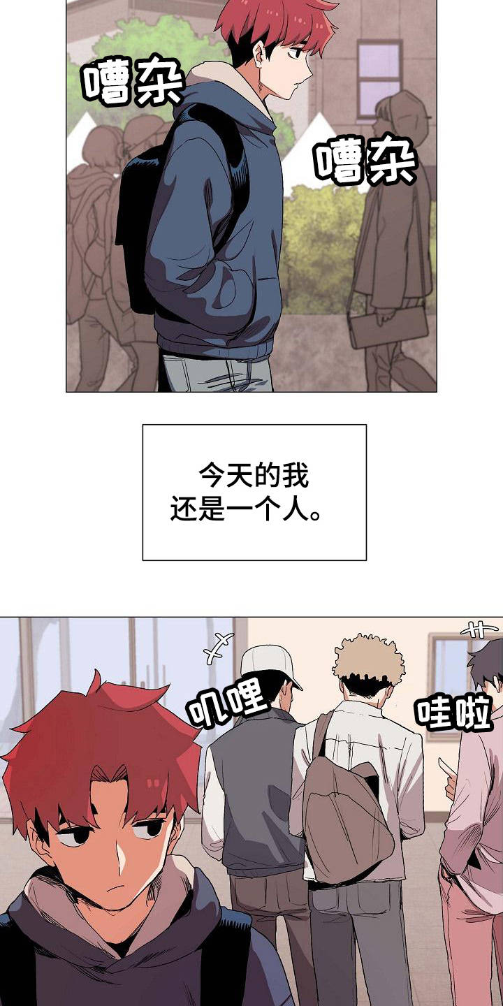 大学俱乐部发展规划漫画,第1章：独来独往1图