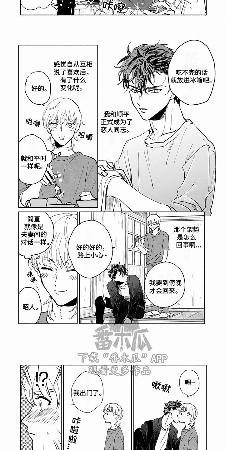 同居兄弟漫画,第13章：送东西1图