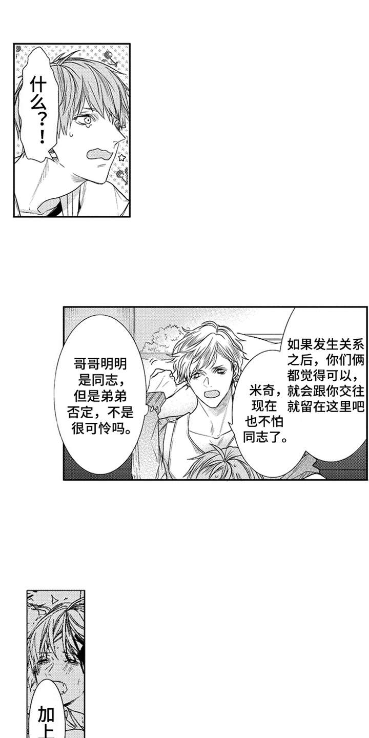 三兄弟情侣漫画,第14章：表明心意1图