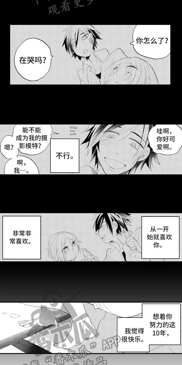 爱的照片背景图漫画,第5章：喜欢2图