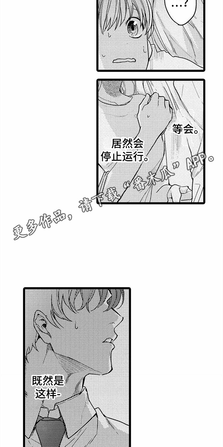 疯狂的前辈漫画,第9章：电车故障1图