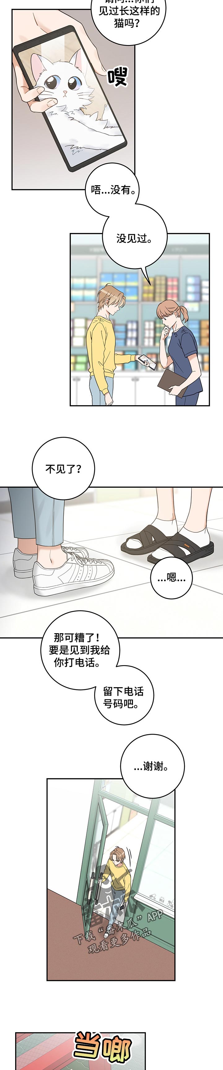 亲爱的喵君漫画,第106章：寻找2图