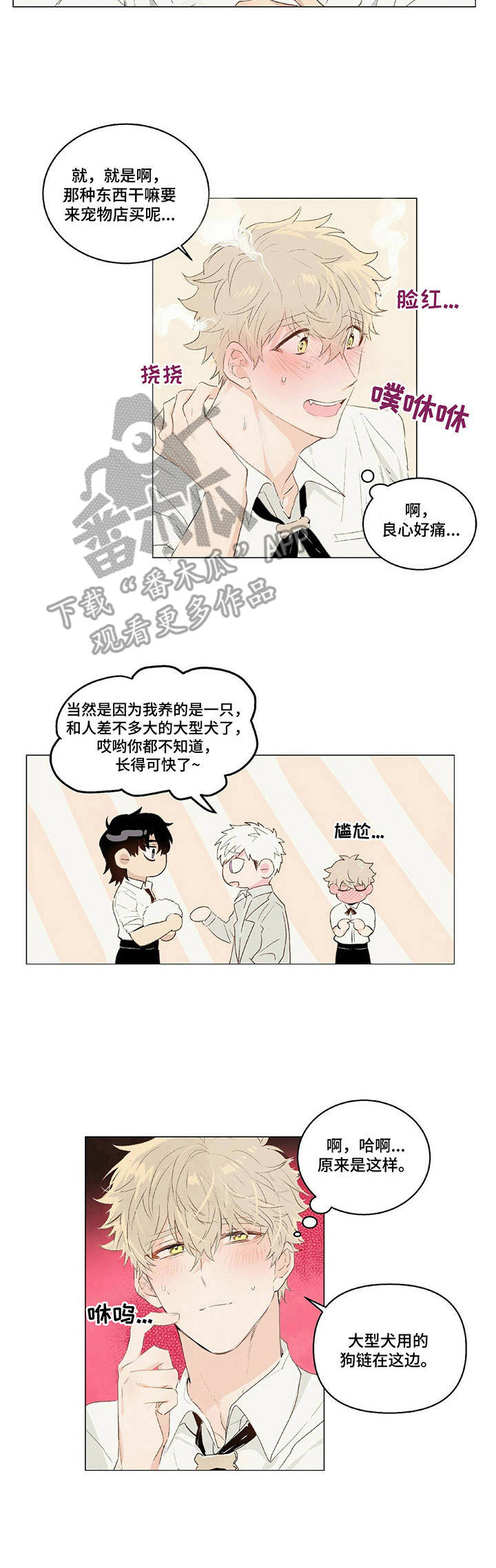 宠物项圈狗漫画,第9章：很和善1图