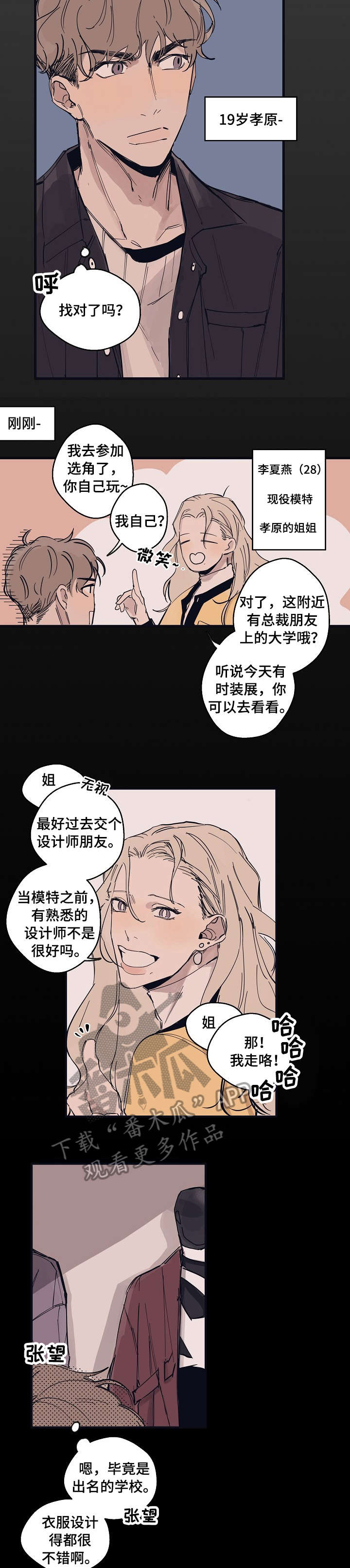 时尚跑车照片漫画,第4章：作品1图