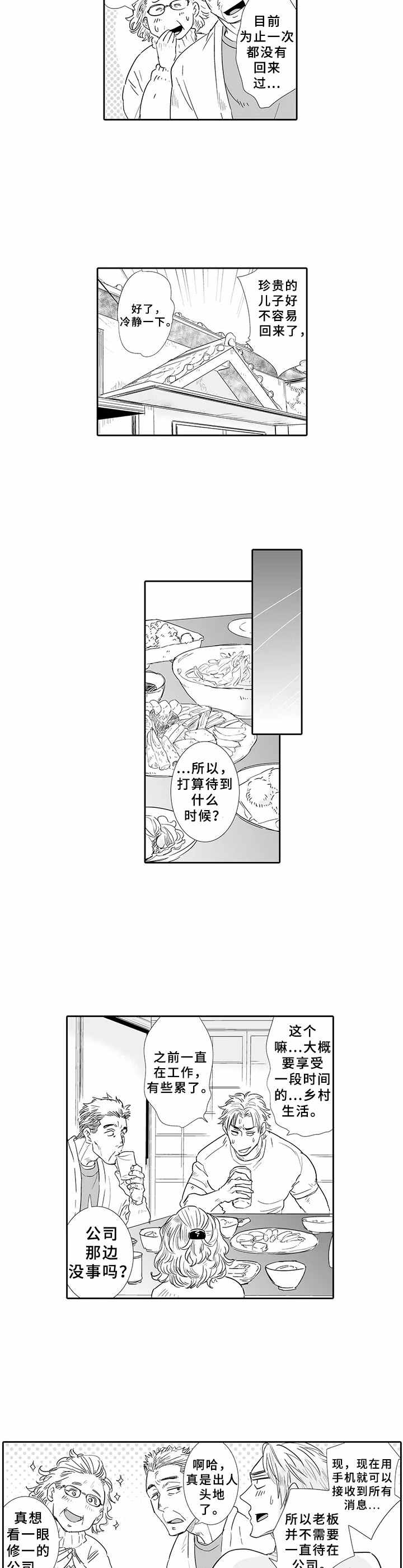 乡间小路漫画,第1章：回乡1图