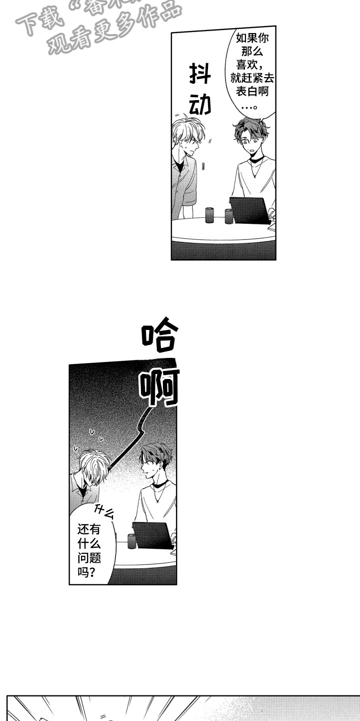 隐藏的心动漫画,第16章：烦恼2图