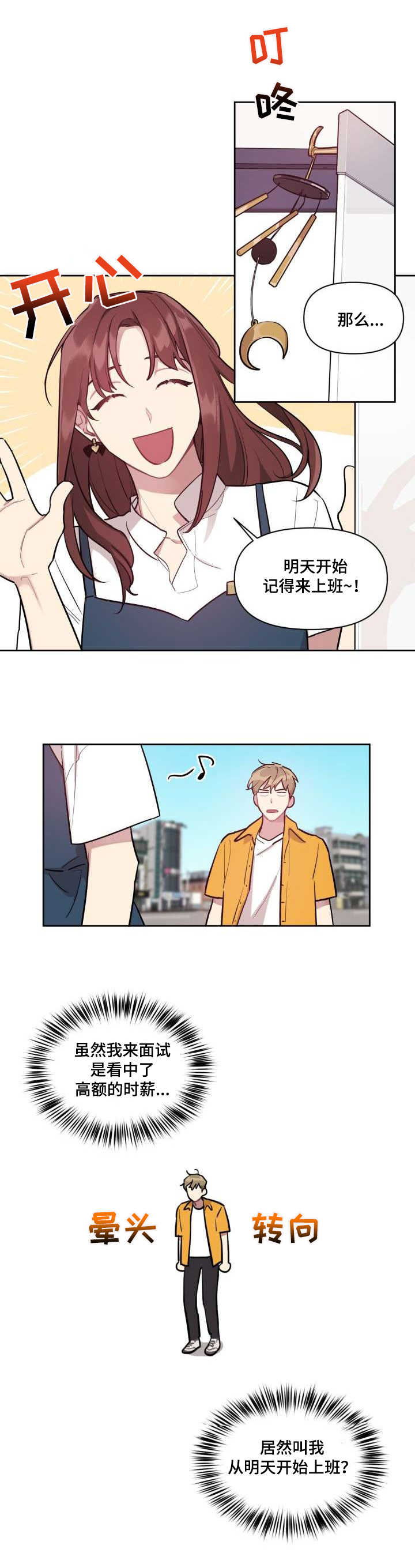 兼职生活的焦虑漫画,第2章：合同2图