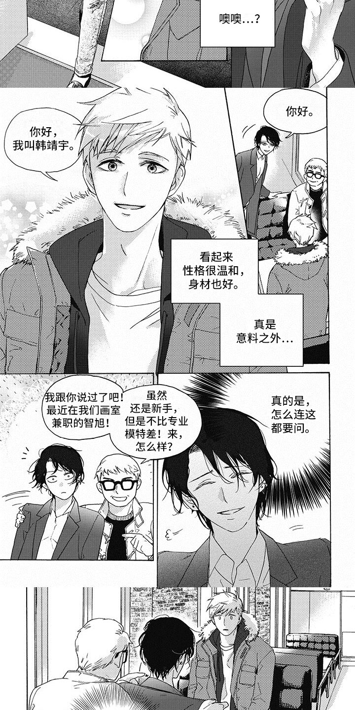 快门按下的一瞬间幸福具象化漫画,第2章：大受打击1图