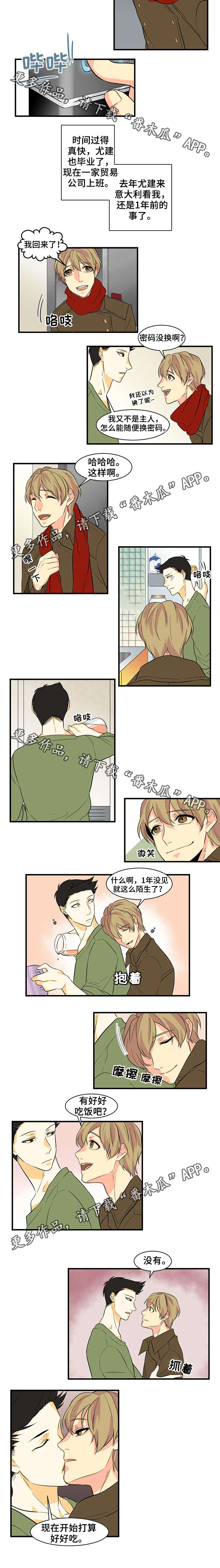 重启美食漫画,第26章：留学归来2图