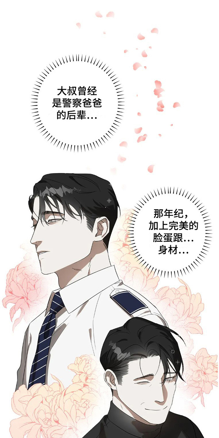 疯批文学漫画,第25章：完美大叔：暗恋2图