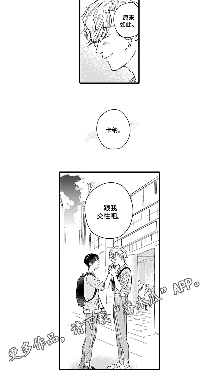 命运在向你招手什么意思漫画,第15章：表白2图