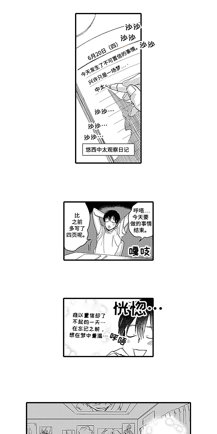 命运在向你招手什么意思漫画,第2章：观察日记2图