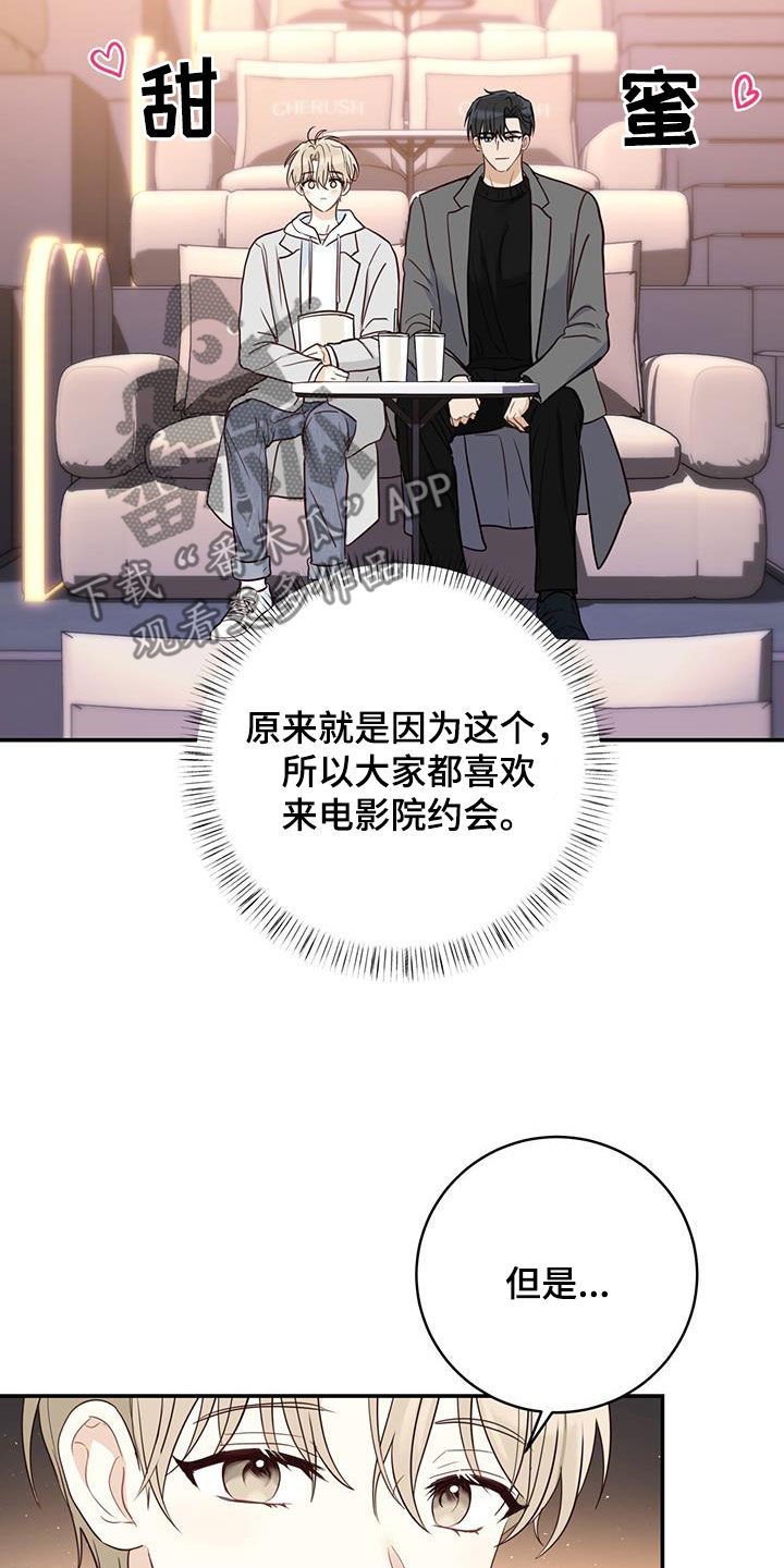 糖不腻的视频漫画,第66章：电影院约会1图