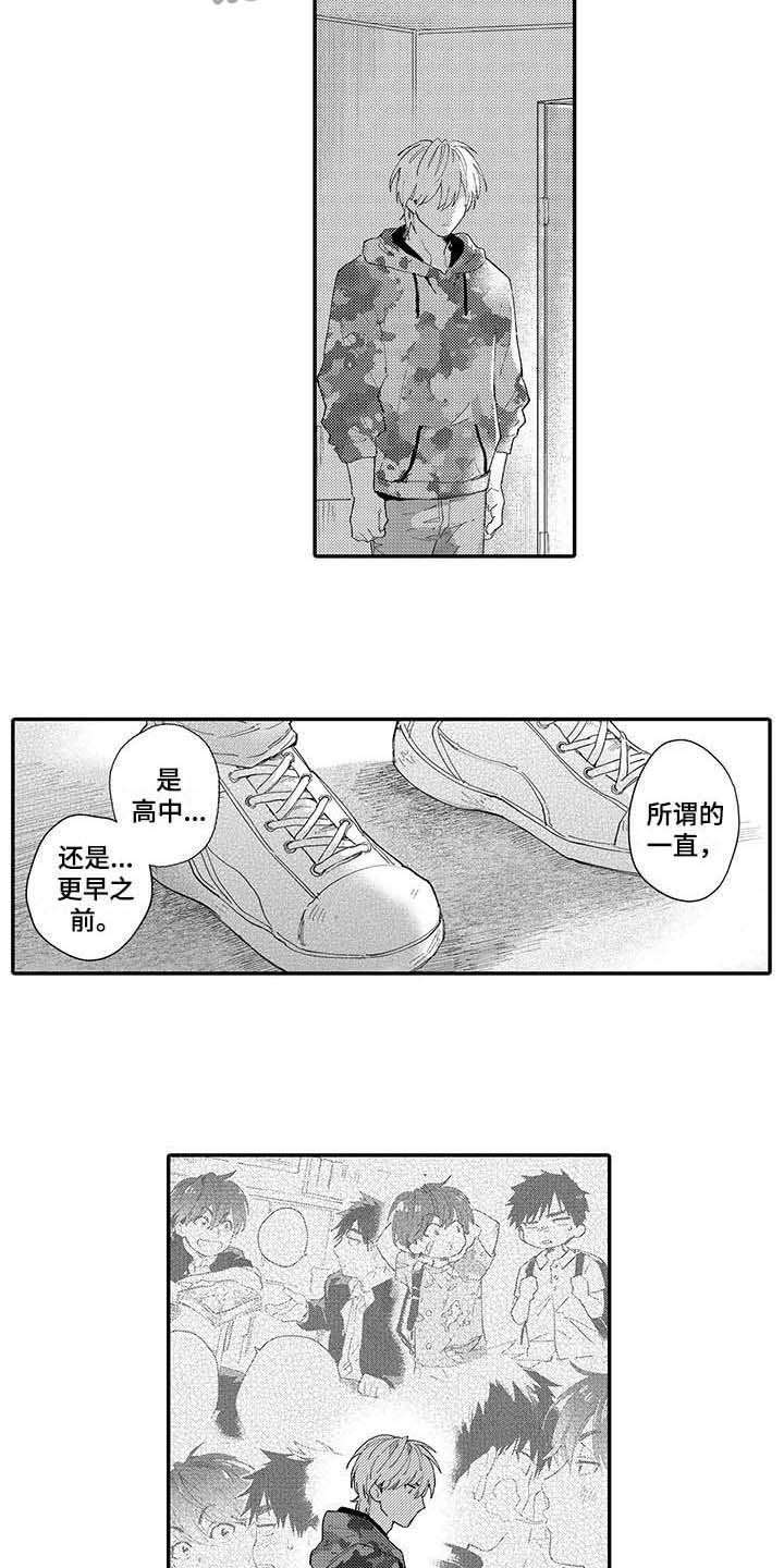 隐瞒心意漫画作者Washio Tobi漫画,第15章：只是朋友1图