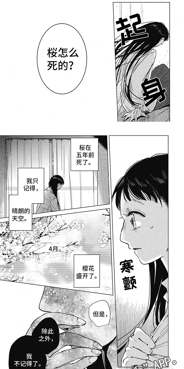 樱花盛开一刹那花瓣很快就落下漫画,第4章：消失了2图