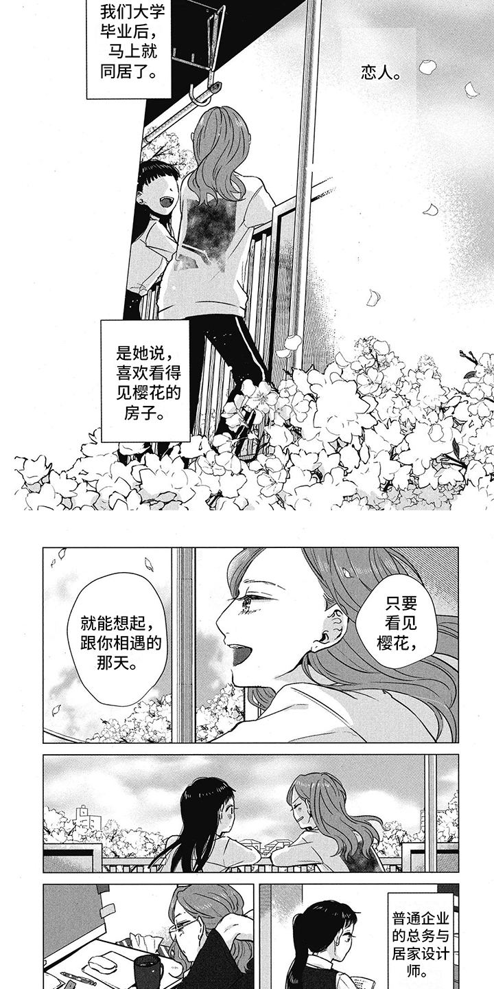 樱花盛开一刹那歌名漫画,第3章：珍视之人2图