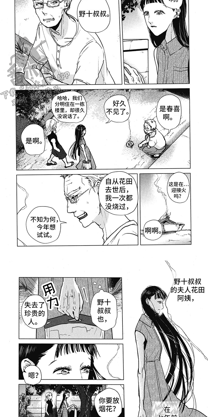 樱花校园的房间漫画,第20章：烟花秀2图